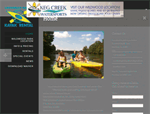 Tablet Screenshot of kayakaugustacanal.com